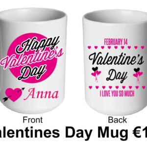 Personalised Valentine's Day Mug
