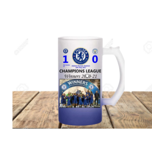 Chelsea Champions League Pint Glass