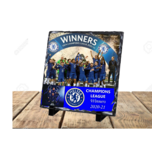 Chelsea Champions League Slate 15 x 15 cm
