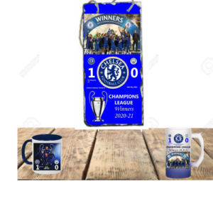 Chelsea Champions League Slate 15 x 25 cm