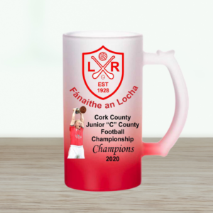 Lough Rovers County Winning Pint Glass