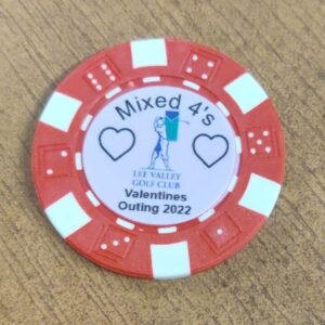 Golf Ball Marker - Poker Chip